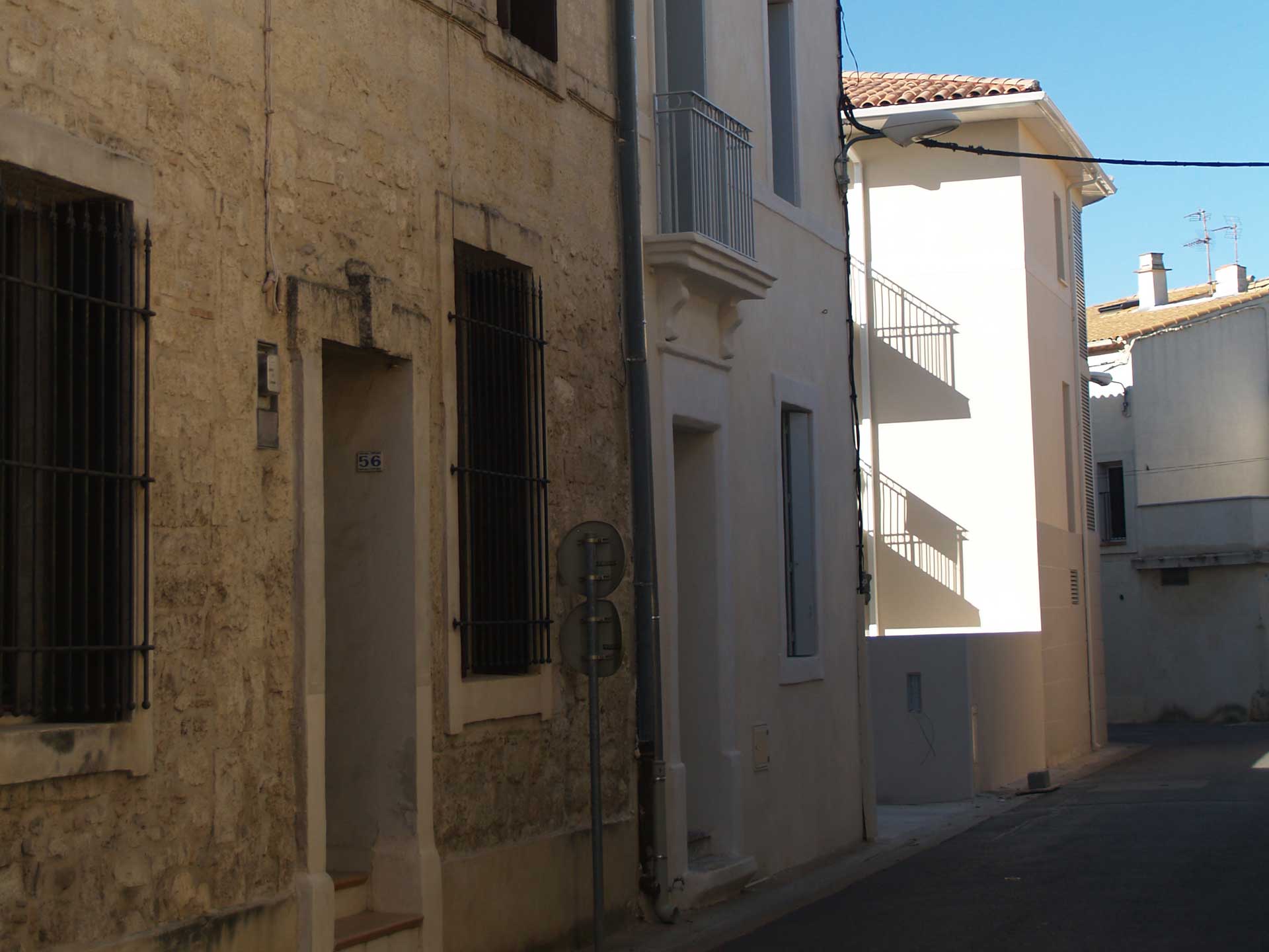 Rue Bouscarain à Lansargues